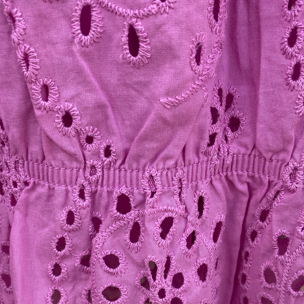 Marc New York Eyelet Blouse Set - Red and Purple - Picture 9 of 10